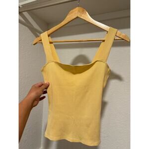 Reformation Yellow Tank Top Sz S
